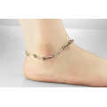 Fashion silver bead anklet bracelets,platinum anklets design in silver